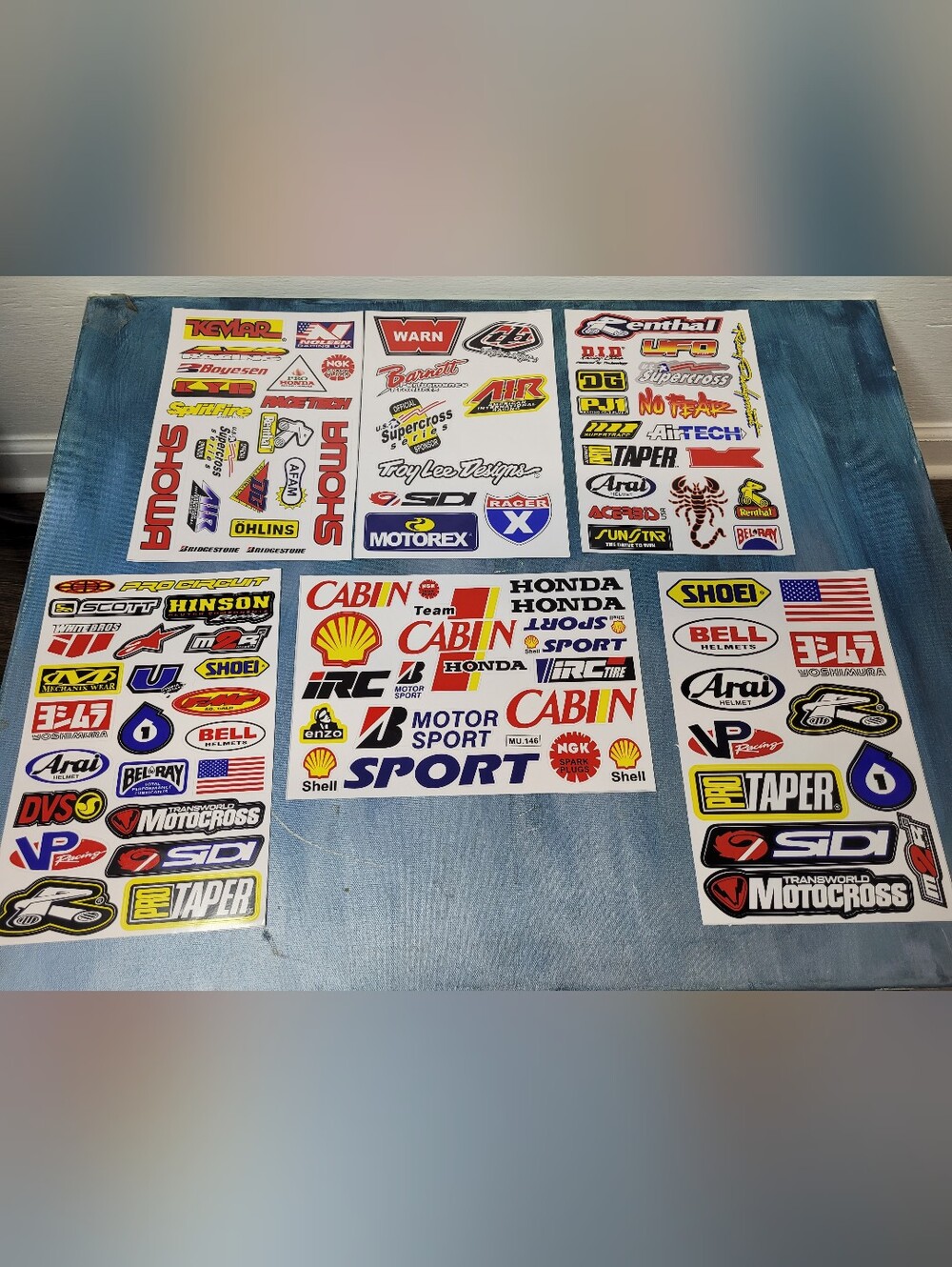 Dirt Bike Motorcycle Supercross Vinyl Decal Stickers